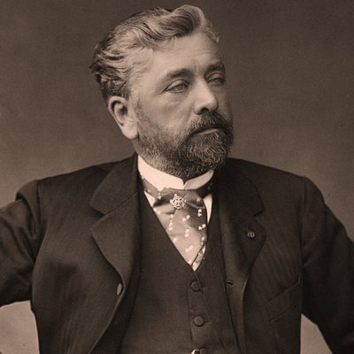 ギュスターヴ・エッフェルの肖像。 1889年（写真） 作： Walery