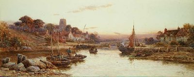 川から見たWootton 作： Walker Stuart Lloyd