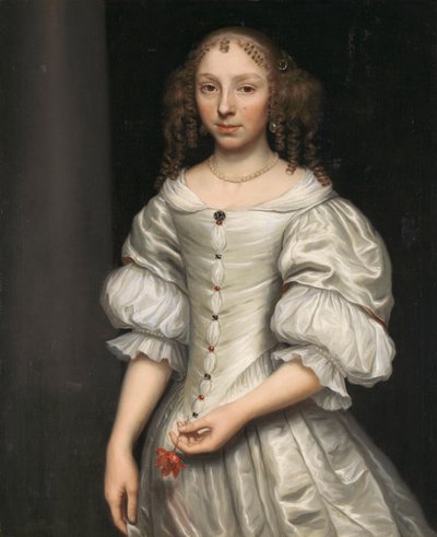 女性の肖像 作： Wallerant Vaillant (attributed to)