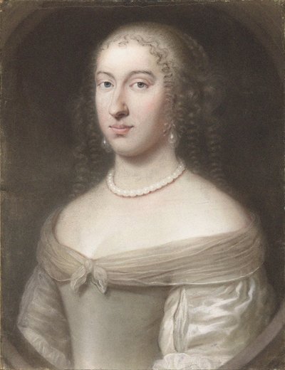 スペインのマリア・テレジアの肖像、1638～1683年、フランスとナバラの王妃、1660年。 作： Wallerant Vaillant