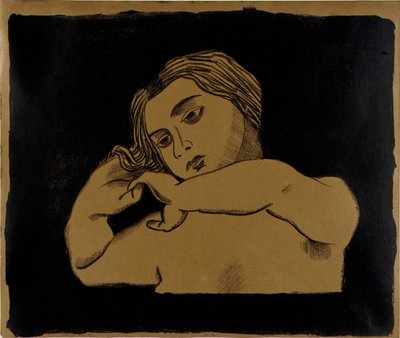 Mädchen auf Braun 作： ウォルト・クーン