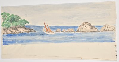 フロリダの海岸(?) 作： Walter Barwig
