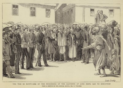 エジプト戦争、6月11日の殺人者の1人が処刑につながった 作： Walter Charles Horsley