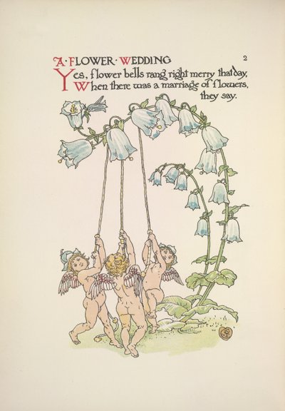 Um casamento de flores 作： Walter Crane