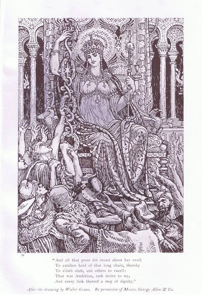 そして、すべてのその報道は彼女のうねり、1920年代を取り巻く 作： Walter Crane