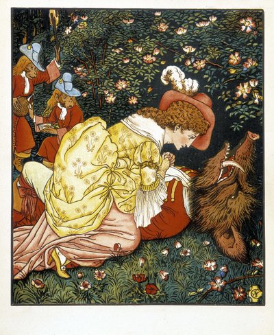 美女と野獣』（ウォルター・クレイン作 作： Walter Crane