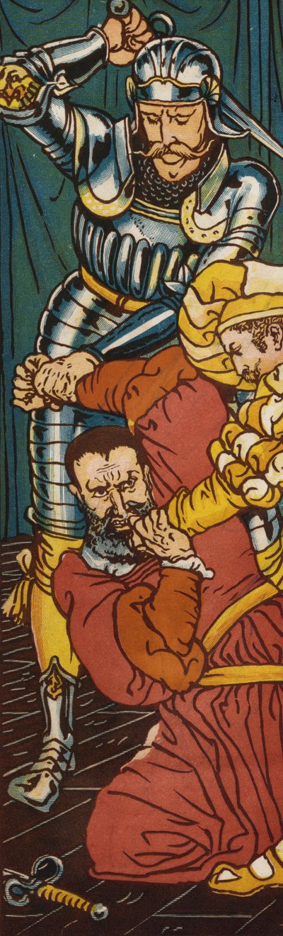 青ひげ（カラーリトグラフ 作： Walter Crane