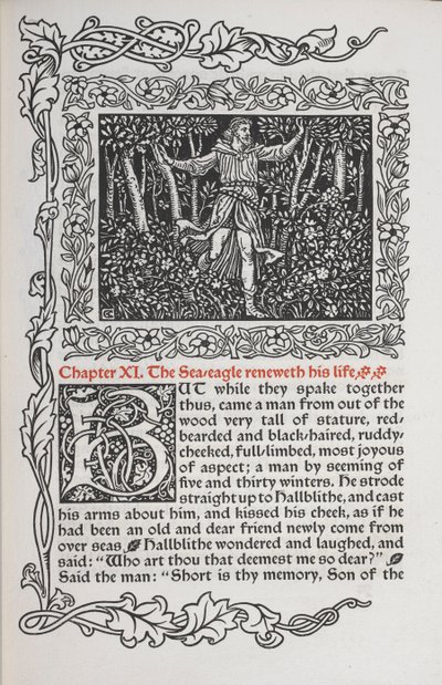 第十一章。 ウミワシは、彼の人生を更新します。 作： Walter Crane