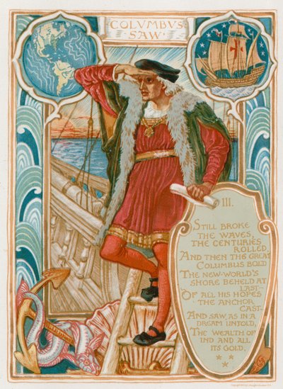 コロンバスソー 作： Walter Crane