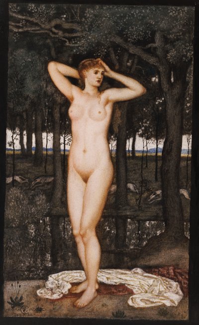 バースのダイアナ、1872 作： Walter Crane