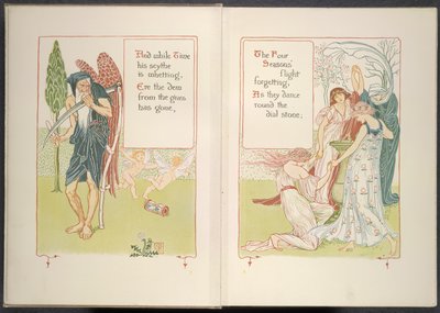 父の時間と四季 作： Walter Crane
