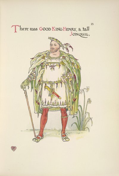 さすがヘンリー王。 ヘンリー8世に扮した男 作： Walter Crane