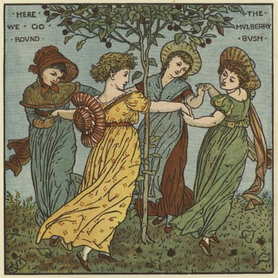 マルベリーブッシュを回る 作： Walter Crane