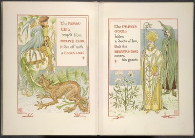 馬の尾と修道士のカウル 作： Walter Crane