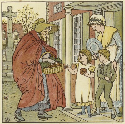 ホットクロスバンズ 作： Walter Crane