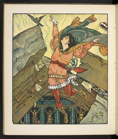 物語の挿絵、プリンセス・ベル・エトワール。 作： Walter Crane