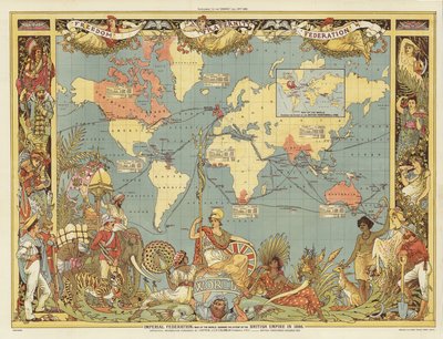 帝国連邦 作： Walter Crane