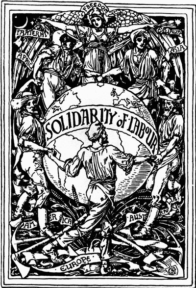労働者のメーデー 作： Walter Crane