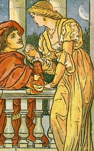 Now、Oh、Now、Needs Must Part、song illustration from Pan-Pipes、A Book of Old Songs、Arrangeaniments with the Arrangeaniments with Theo。 Marzials、ジョージRoutledge＆Sons、1884年にロンドンで公開（ 作： Walter Crane