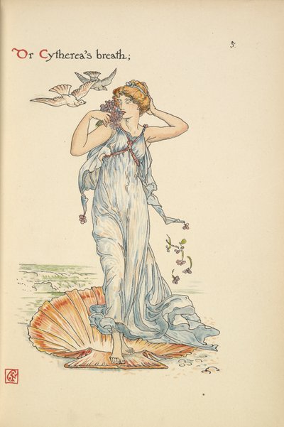 「またはキテレアの息」 作： Walter Crane