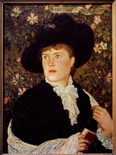 Madame Walter Crane (? -1915) nee Mary Frances の肖像画 Walter Crane (1845-1915) 1882 Sun.0.78x0.56 m パリ、オルセー美術館 作： Walter Crane