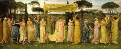 春の到来、1873 作： Walter Crane