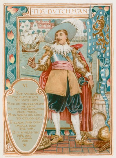 オランダ人 作： Walter Crane