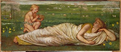 地球と春、1875 作： Walter Crane