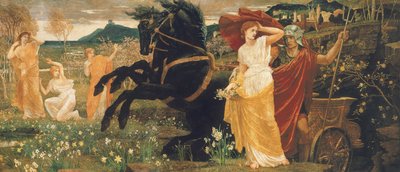 ペルセポネの運命、1877 作： Walter Crane