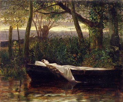 シャロットの女性 作： Walter Crane
