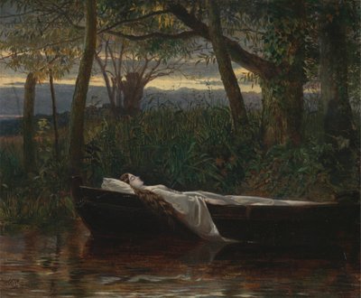 The Lady of Shalott [1862, Royal Academy of Arts, Lontoo, näyttelyluettelo] 作： Walter Crane