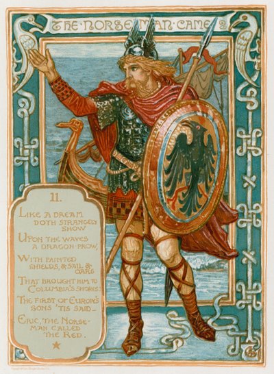 ノースマンがやってきた 作： Walter Crane