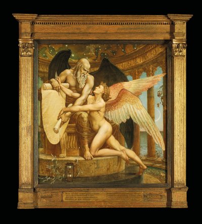 運命のロール、1882 作： Walter Crane