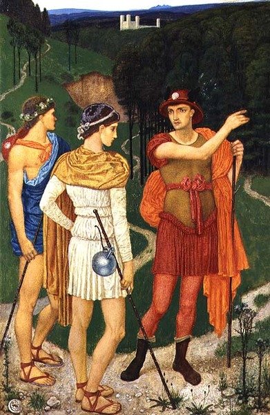 3つの道 作： Walter Crane