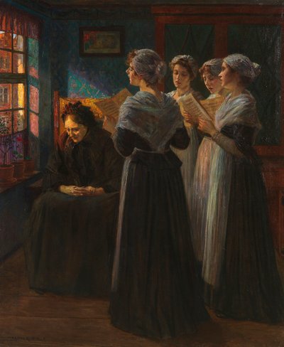 セレナーデ、c。 1890年。 作： Walter Firle