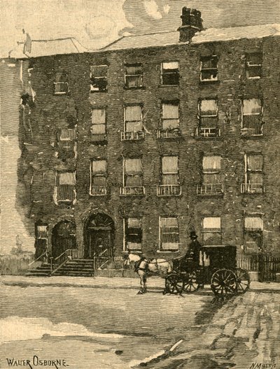 ダニエルOConnells家、メリオン広場、ダブリン、アイルランド、c1890。 作： Walter Frederick Osborne