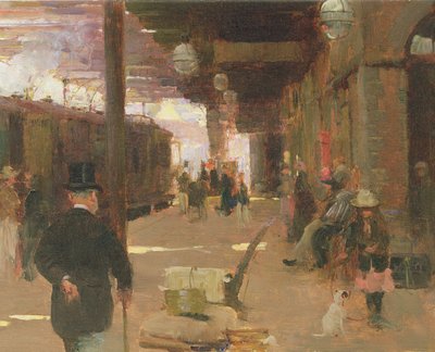 ヘイスティングス駅 作： Walter Frederick Osborne