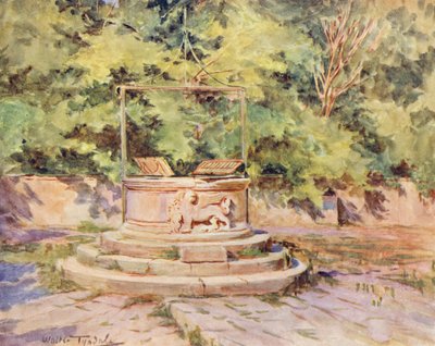 ザラの井戸端（カラーリトグラフ） 作： Walter Frederick Roofe Tyndale