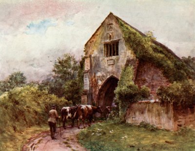 入り口の門、クリーブ修道院 作： Walter Frederick Roofe Tyndale