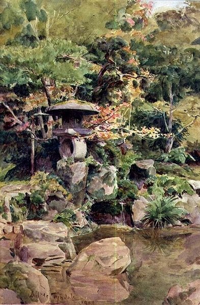 芦之湯の庭 作： Walter Frederick Roofe Tyndale