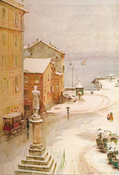 ピアッツァマッツィーニ、S。マルゲリータ、c1910、1912 作： Walter Frederick Roofe Tyndale