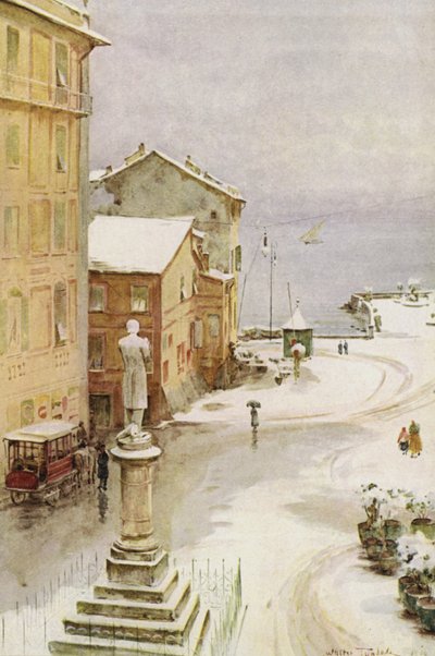 マッツァーニ広場、サンタマルゲリータ 作： Walter Frederick Roofe Tyndale