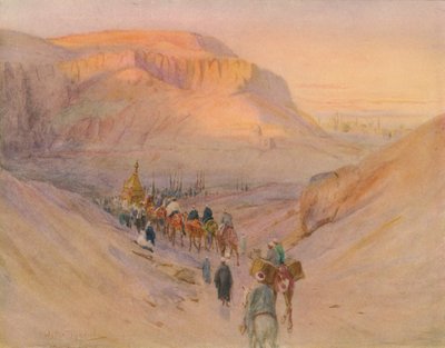ホーリーカーペットの帰還、c1905、1912 作： Walter Frederick Roofe Tyndale