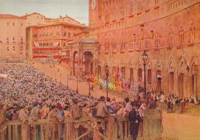 シエナのパリオ、1900年頃1913 作： Walter Frederick Roofe Tyndale