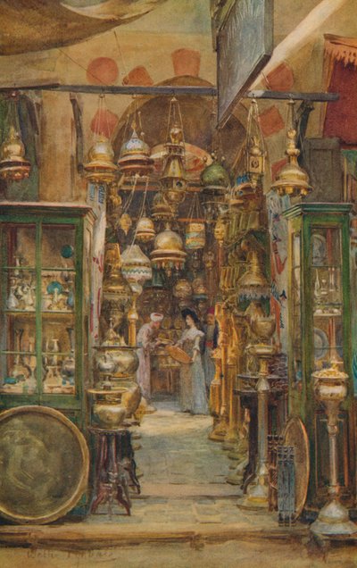 日産の店、c1905、1912 作： Walter Frederick Roofe Tyndale