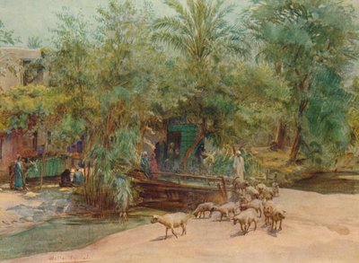 マーグの村、c1905、1912 作： Walter Frederick Roofe Tyndale