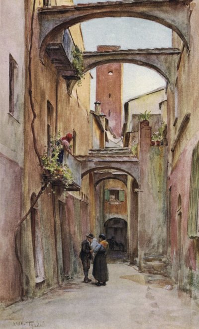 Via Deglio Speddale、ノーリ、イタリア 作： Walter Frederick Roofe Tyndale