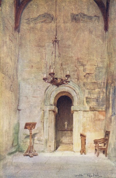 ウェセックスウェセックスのサクソン教会（カラーリトグラフ） 作： Walter Frederick Roofe Tyndale