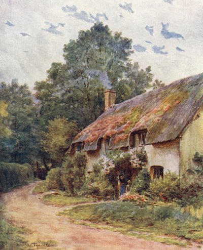 ウェセックスウェセックス地方の典型的なコテージ（カラーリトグラフ） 作： Walter Frederick Roofe Tyndale