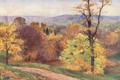 ウェセックスメルベリー・パーク（カラーリトグラフ） 作： Walter Frederick Roofe Tyndale
